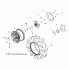 R18RTM99AL RGR 1000 XP PS MUD Wheels, front - r18rtm99al (702267)