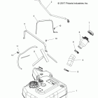 R18RTM99AL RGR 1000 XP PS MUD Body, fuel tank - r18rtm99a1 (701969)