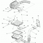 R18RTED1F1/SD1C1 RANGER 1000 DIESEL POLAND Engine, air intake - r18rted1f1  /  sd1c1 (701834)