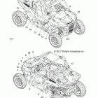 Z18VDS92CU RZR XP TURBO TRACTOR Body, decals - z18vds92cu (702129)