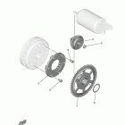 WOLVERINE X2 EPS  (YXE85WPAMS) Муфта стартера