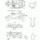 YXZ1000R EPS (YXZ10YMXLR) Наклейки 1
