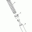 R05RB50AA RANGER 2X4,4X4,6X6 Rear shock (6x6)