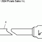 R05RB50AA RANGER 2X4,4X4,6X6 Front prop shaft (6x6)