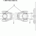 R05RD68AA RANGER XP Prop shaft, rear