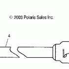 R05RB50AA RANGER 2X4,4X4,6X6 Front prop shaft (4x4)