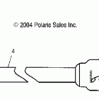 R05RD68AA RANGER XP Prop shaft, front