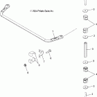R05RD68AA RANGER XP Stabilizer bar, rear