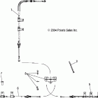 R05RB50AA RANGER 2X4,4X4,6X6 Park brake lock cables (6x6)