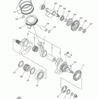 VIKING EPS (YXM70VPALG) Коленчатый вал и Поршень