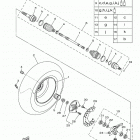 VIKING EPS (YXM70VPALG) Переднее колесо 2