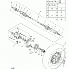VIKING EPS (YXM70VPALG) Переднее колесо