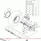 YXZ1000R EPS SS SE  (YXZ10YESJW) Заднее колесо 2
