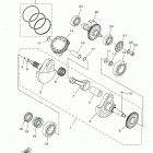 YXE70WDBJD Коленчатый вал и Поршень
