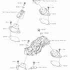 JET SKI ULTRA 310X (JT1500LKF) Крепление двигателя