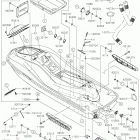JET SKI ULTRA 310X (JT1500PKF) Hull
