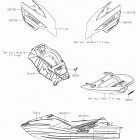 JET SKI ULTRA LX (JT1500KKF) Decals(kjf)