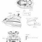 JET SKI ULTRA 310X (JT1500PKF) Лейбл предостережения