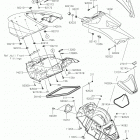 JET SKI ULTRA 310LX (JT1500MKF) Hull middle fittings
