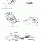 JET SKI ULTRA 310X (JT1500PHF) Decals(pff)