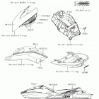 JET SKI ULTRA 310R (JT1500NHF) Decals(njf)