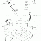 JET SKI ULTRA 310X (JT1500PHF) Топливный бак