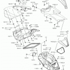 JET SKI ULTRA 310X (JT1500PHF) Hull middle fittings