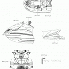 JET SKI ULTRA LX (JT1500KHF) Лейбл предостережения