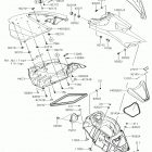 JET SKI ULTRA 310R Hull middle fittings