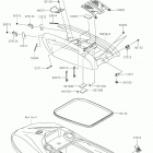 JET SKI SX-R Engine hood