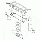 Ninja 650 ABS (EX650-KHFA) Цилиндр(ы) /  поршень