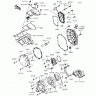 Ninja 650 ABS (EX650-KHFA) Крышки двигателя