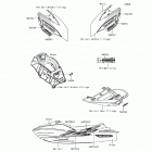 JET SKI ULTRA 310X (JT1500-PGF) Decals(pgf)