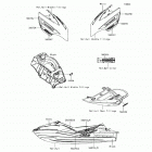 JET SKI ULTRA 310X (JT1500-PHF) Decals(phf)