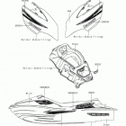JET SKI ULTRA LX (JT1500KGF) Decals(white)(kcf)