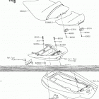 JET SKI ULTRA LX (JT1500KGF) Сиденье