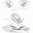 JET SKI ULTRA LX (JT1500KGF) Decals(white)(kdf)