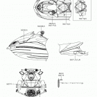 JET SKI ULTRA LX (JT1500KGF) Лейбл предостережения