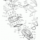 JET SKI ULTRA LX (JT1500KGF) Hull middle fittings(1  /  2)