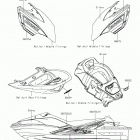 JET SKI ULTRA LX (JT1500KGF) Decals(ebony)(kgf)