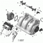 1- RXT 230 Коллектор воздухозаборника и корпус дросселя