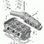 001 - GTI 90 01- rotax - cylinder head and exhaust manifold - 903   /...