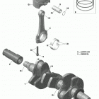 001 - GTI 90 01- rotax - crankshaft and pistons - 903   /   built bef...