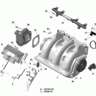 2- RXT 300 Коллектор воздухозаборника и корпус дросселя