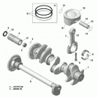 001 - WAKE 155 Коленвал и поршни