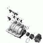 Spark TRIXX 02- air intake manifold and throttle body - 900-900 ho a...