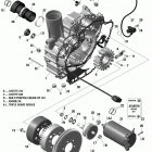 RXP 300 Картер и магнето