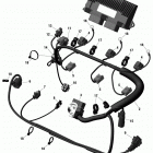 WAKE PRO 230 Жгут проводов и электрический блок