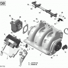 Wake PRO 02- air intake manifold and throttle body - 230