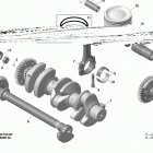 RXT 01- crankshaft, pistons and balance shaft - 300